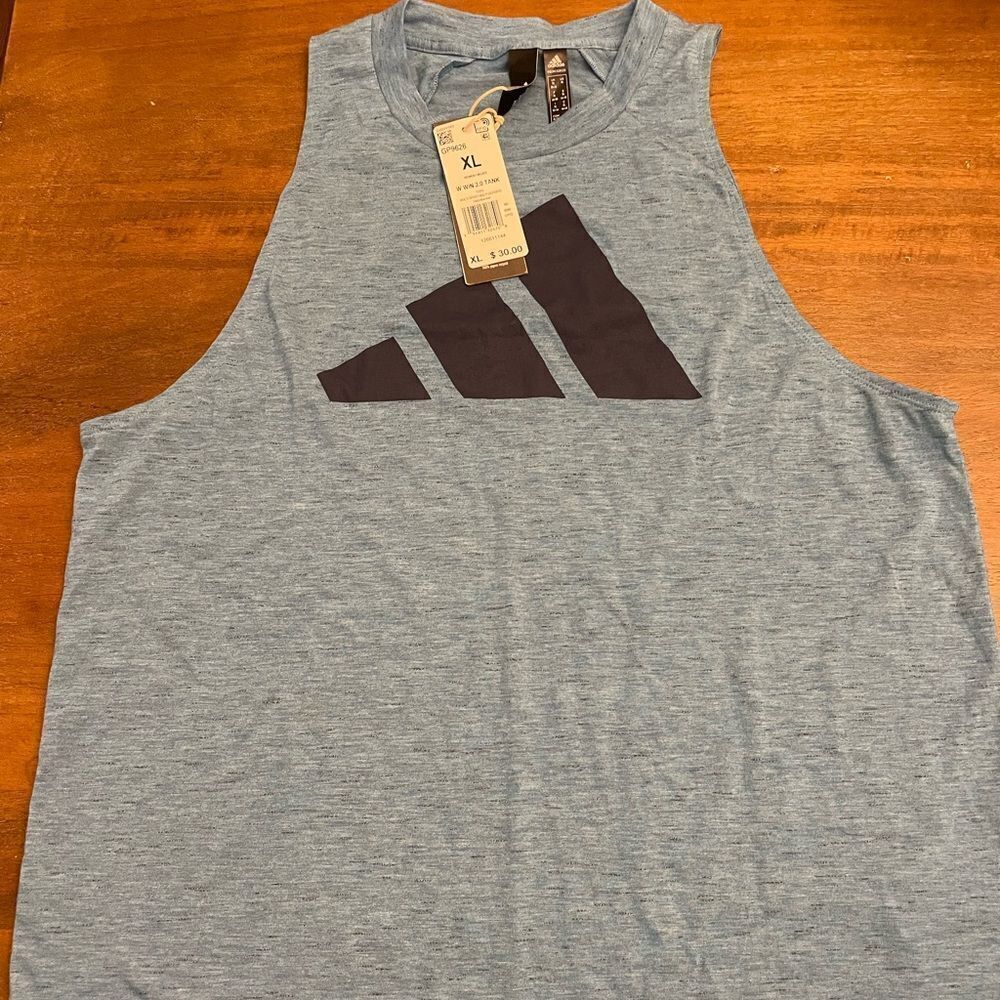 3 Pcs Adidas Matching Sports Wear TANK-SHORTS-LEGGINGS. - Picture 2 of 8